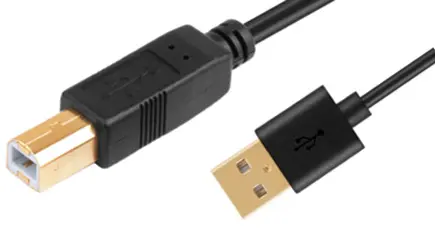 USB-A to USB-B 10’ USB 2.0 (M/M) 